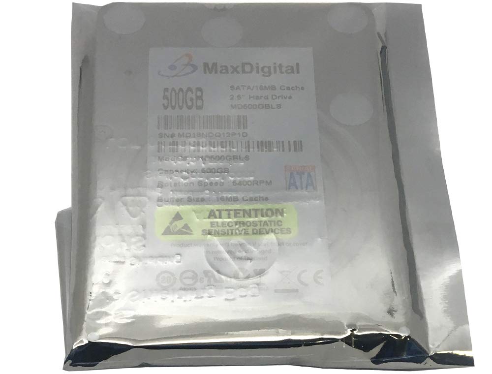 Amazon.com: MaxDigital 500GB 5400RPM 16MB Cache SATA 6Gb/s 7mm 2.5